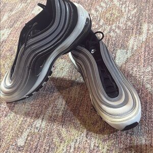 Nike Air Max 2019 gradient fade force dunk 180 size 15 Black and Gray Sneakers